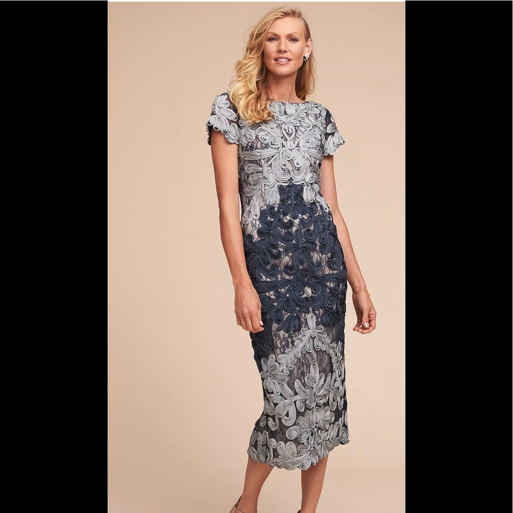 NWT BHLDN JS Collection Santiago Dress Navy/Cloud